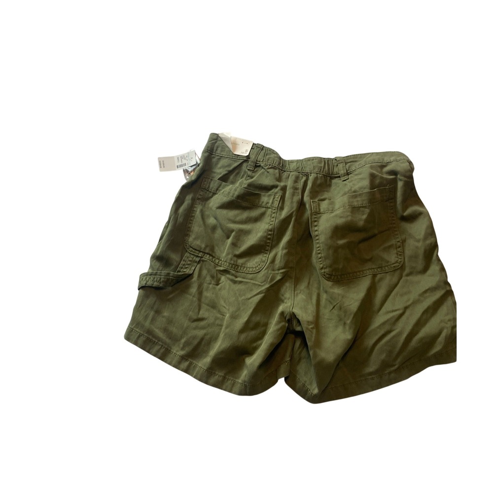 Maurices Womens Small Olive Green Utility Shorts Casual Mid Rise NWT